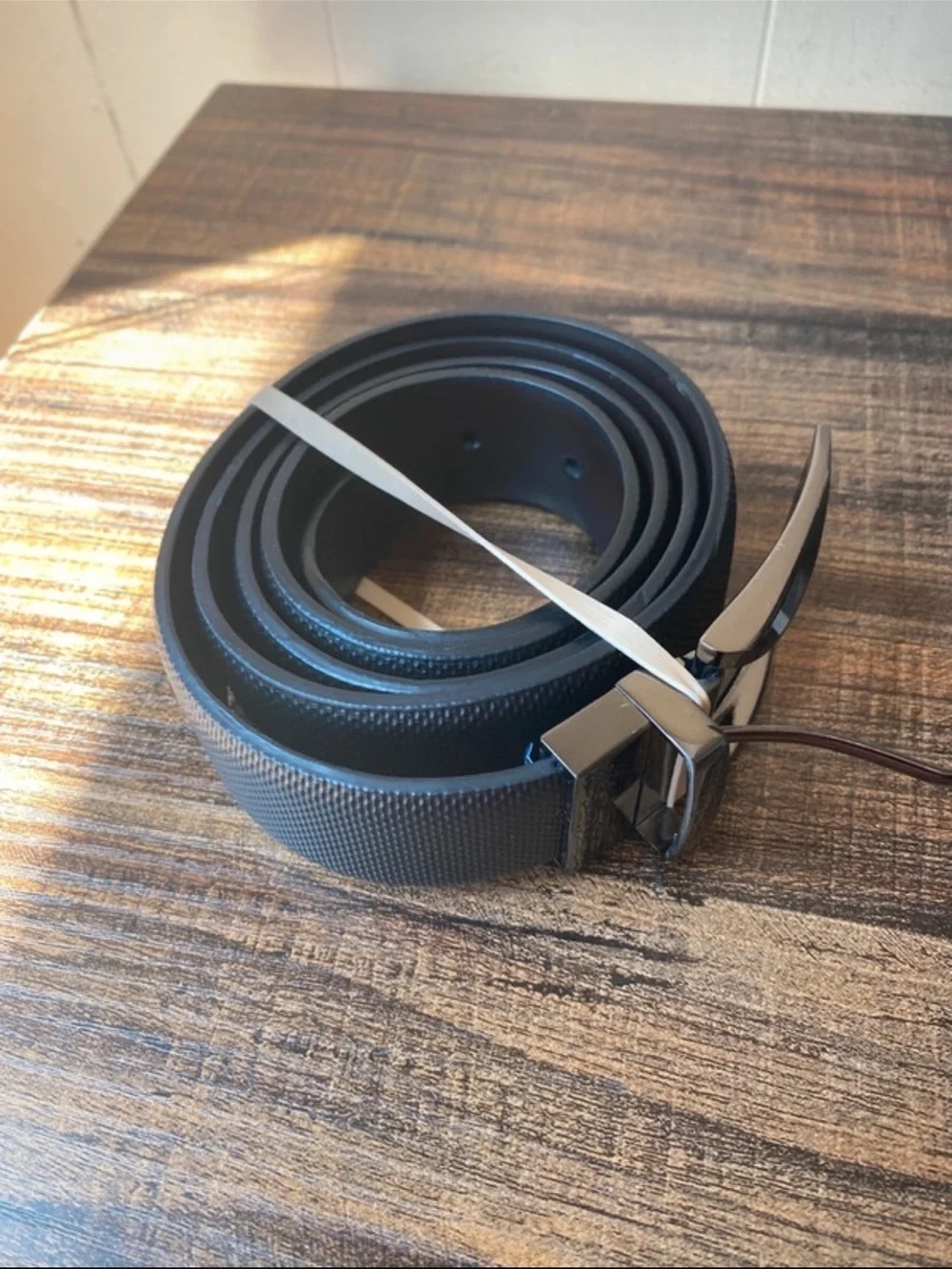 Chinese Laundry Textured Leather Belt, 40”
